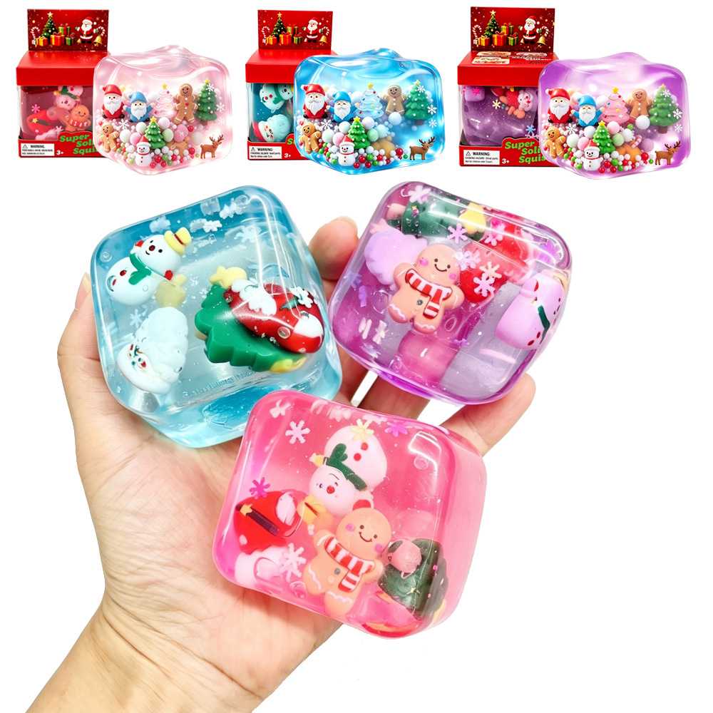 Christmas-Figure-NIce-Cube-Squishy Christmas Figure NIce Cube Squishy - Image 1