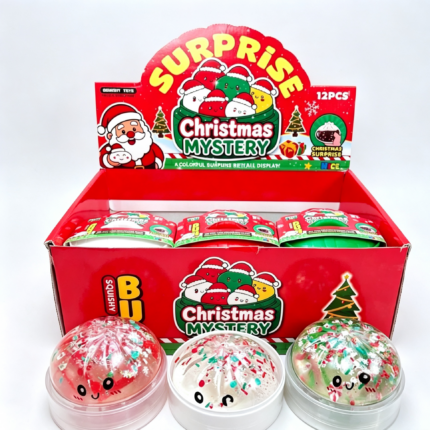 Christmas Clear Bun Squishy